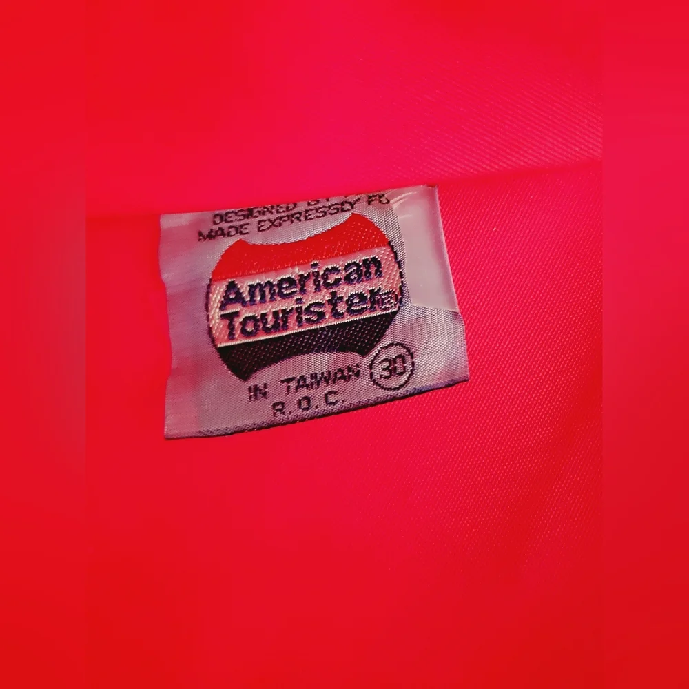 Vintage American Tourister Escort Rare Red Portfolio Business Bag